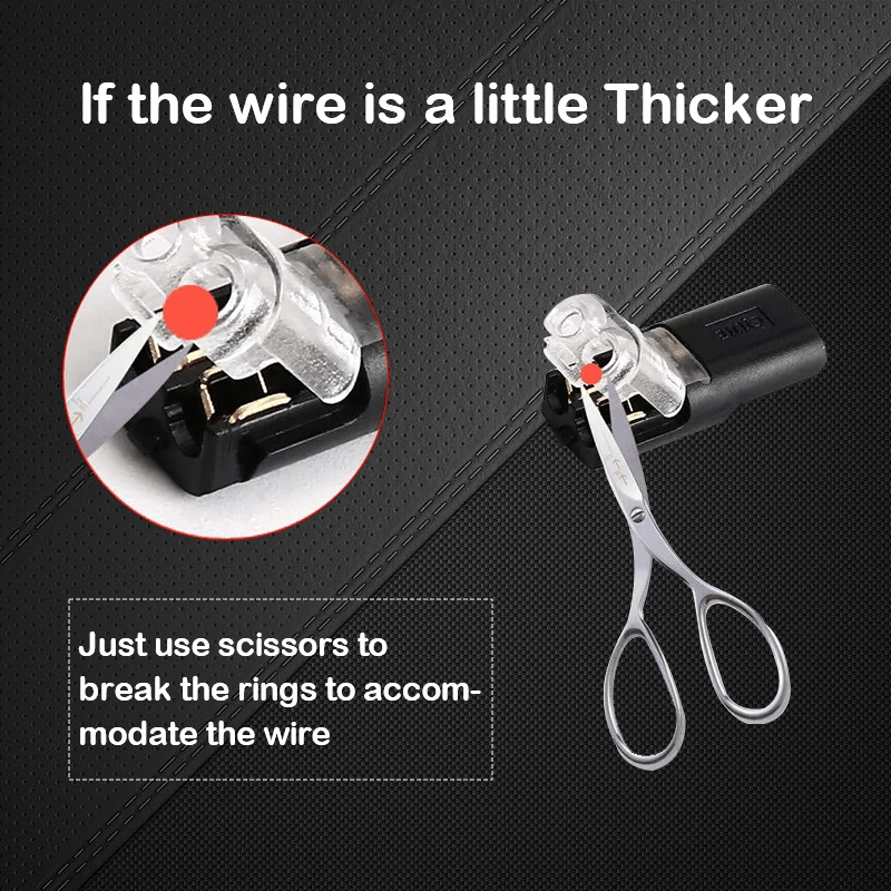 (🔥Last Day Promotion  - 49% off)2024Double-wire Plug-in Connector With Locking Buckle(The more you buy, the more discounts you get)